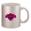 11oz Metallic Silver Mug Thumbnail