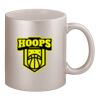 11oz Metallic Silver Mug Thumbnail