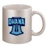 11oz Metallic Silver Mug Thumbnail