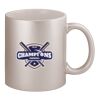 11oz Metallic Silver Mug Thumbnail