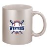 11oz Metallic Silver Mug Thumbnail