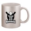 11oz Metallic Silver Mug Thumbnail