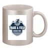 11oz Metallic Silver Mug Thumbnail