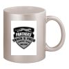 11oz Metallic Silver Mug Thumbnail