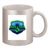 11oz Metallic Silver Mug Thumbnail
