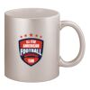 11oz Metallic Silver Mug Thumbnail