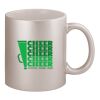 11oz Metallic Silver Mug Thumbnail