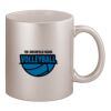 11oz Metallic Silver Mug Thumbnail