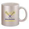 11oz Metallic Silver Mug Thumbnail