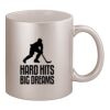 11oz Metallic Silver Mug Thumbnail