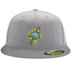Flexfit 6210 Structured Flat Bill Fitted Hat Thumbnail