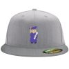 Flexfit 6210 Structured Flat Bill Fitted Hat Thumbnail
