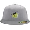 Flexfit 6210 Structured Flat Bill Fitted Hat Thumbnail