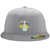 Flexfit 6210 Structured Flat Bill Fitted Hat Thumbnail