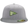 Flexfit 6210 Structured Flat Bill Fitted Hat Thumbnail