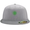 Flexfit 6210 Structured Flat Bill Fitted Hat Thumbnail