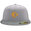 Flexfit 6210 Structured Flat Bill Fitted Hat Thumbnail
