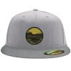 Flexfit 6210 Structured Flat Bill Fitted Hat Thumbnail