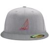 Flexfit 6210 Structured Flat Bill Fitted Hat Thumbnail