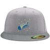 Flexfit 6210 Structured Flat Bill Fitted Hat Thumbnail