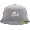 Flexfit 6210 Structured Flat Bill Fitted Hat Thumbnail