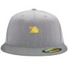 Flexfit 6210 Structured Flat Bill Fitted Hat Thumbnail