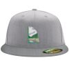 Flexfit 6210 Structured Flat Bill Fitted Hat Thumbnail