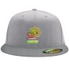 Flexfit 6210 Structured Flat Bill Fitted Hat Thumbnail