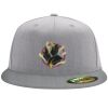 Flexfit 6210 Structured Flat Bill Fitted Hat Thumbnail
