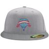 Flexfit 6210 Structured Flat Bill Fitted Hat Thumbnail