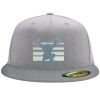 Flexfit 6210 Structured Flat Bill Fitted Hat Thumbnail