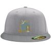 Flexfit 6210 Structured Flat Bill Fitted Hat Thumbnail