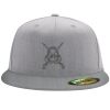 Flexfit 6210 Structured Flat Bill Fitted Hat Thumbnail