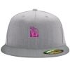 Flexfit 6210 Structured Flat Bill Fitted Hat Thumbnail