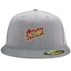 Flexfit 6210 Structured Flat Bill Fitted Hat Thumbnail