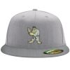 Flexfit 6210 Structured Flat Bill Fitted Hat Thumbnail