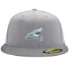 Flexfit 6210 Structured Flat Bill Fitted Hat Thumbnail