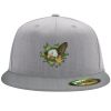 Flexfit 6210 Structured Flat Bill Fitted Hat Thumbnail