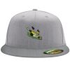 Flexfit 6210 Structured Flat Bill Fitted Hat Thumbnail