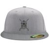 Flexfit 6210 Structured Flat Bill Fitted Hat Thumbnail