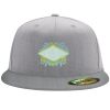 Flexfit 6210 Structured Flat Bill Fitted Hat Thumbnail