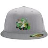 Flexfit 6210 Structured Flat Bill Fitted Hat Thumbnail