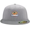 Flexfit 6210 Structured Flat Bill Fitted Hat Thumbnail