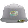 Flexfit 6210 Structured Flat Bill Fitted Hat Thumbnail