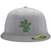 Flexfit 6210 Structured Flat Bill Fitted Hat Thumbnail