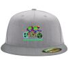 Flexfit 6210 Structured Flat Bill Fitted Hat Thumbnail