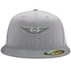 Flexfit 6210 Structured Flat Bill Fitted Hat Thumbnail