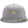 Flexfit 6210 Structured Flat Bill Fitted Hat Thumbnail
