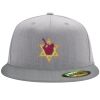 Flexfit 6210 Structured Flat Bill Fitted Hat Thumbnail