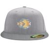 Flexfit 6210 Structured Flat Bill Fitted Hat Thumbnail